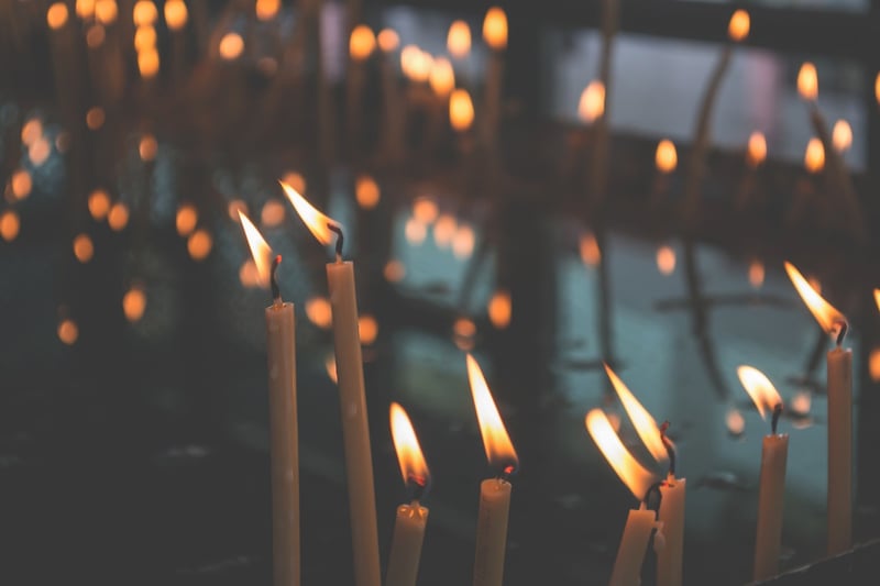 Burning candle